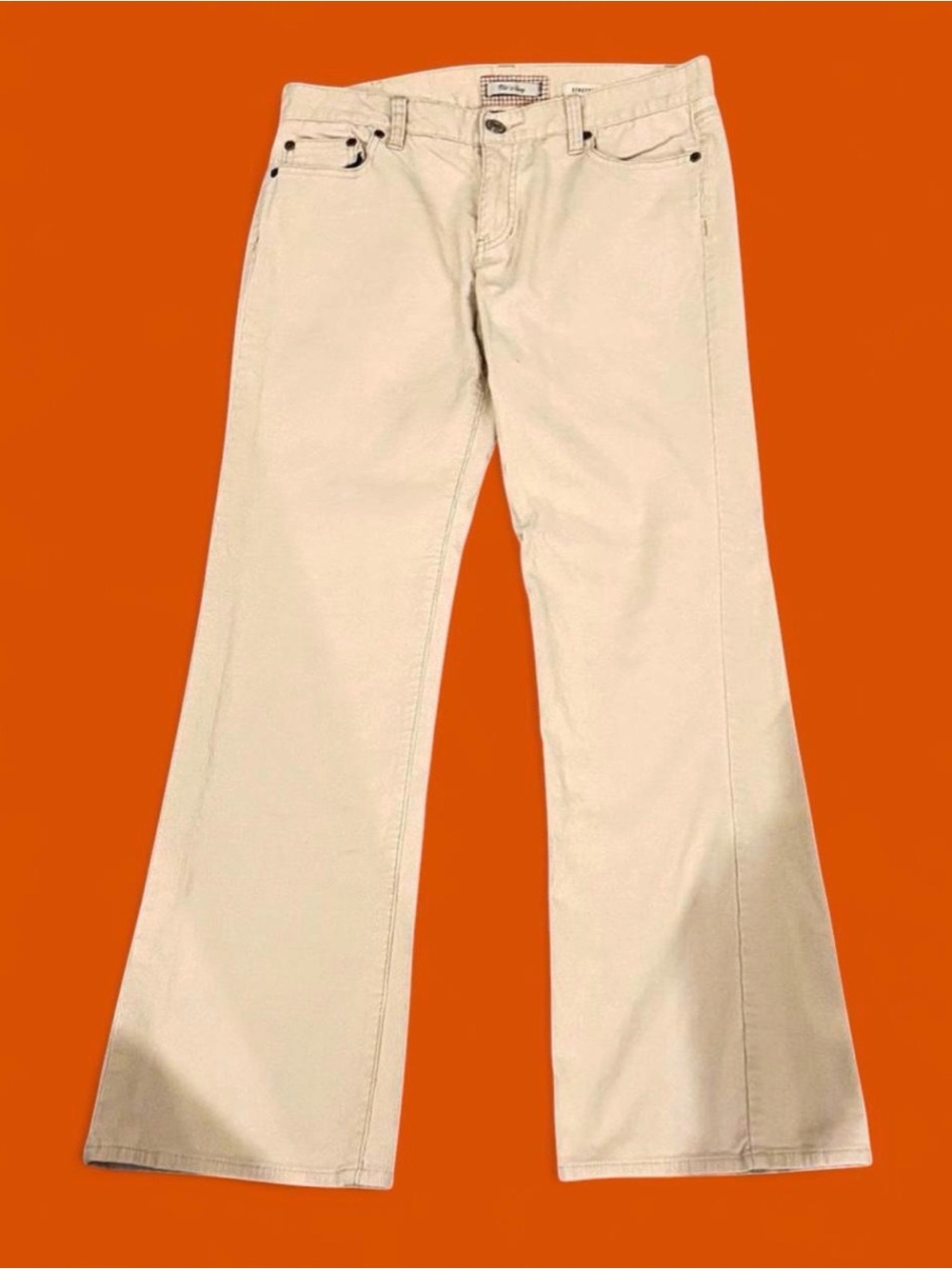 Corduroy Light Beige Bootcut Jeans